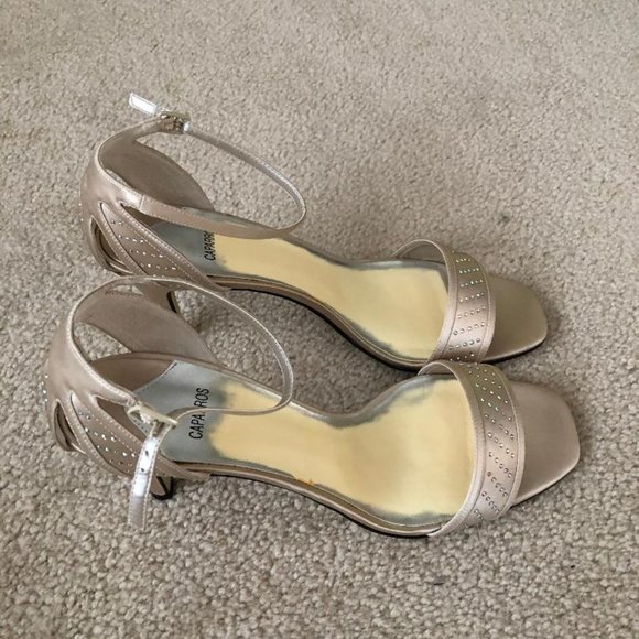 Caparros - Women's Evening Sandals - Champagne - Size 9M - New in box - 9 - Picture 5 of 6